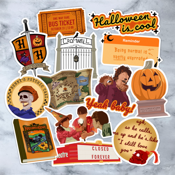 Halloweentown Sticker Collection