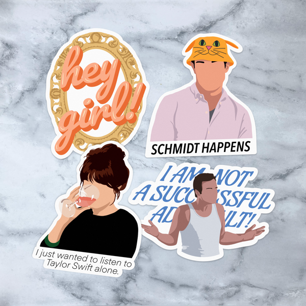 New Girl Sticker Collection