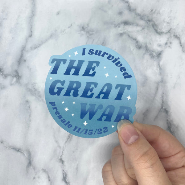 I Survived The Great War Sticker
