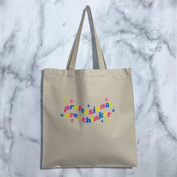 Professional Overthinker Canvas Tote Bag
