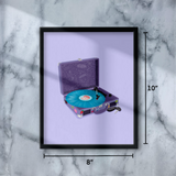 Sour Record Player Print