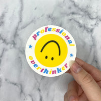 Professional Overthinker Sticker