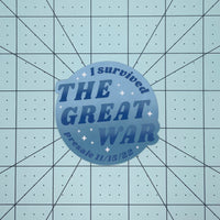 I Survived The Great War Sticker