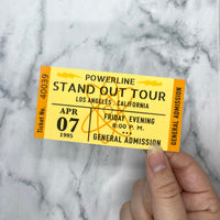 Powerline Concert Ticket Sticker