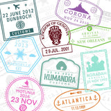 Princess Clear Passport Sticker Collection